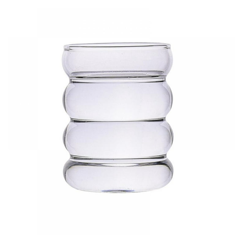 Wave Shape Glass Cup – Preppy Picks