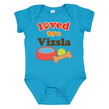 

Inktastic Vizsla Loved by a (Dog Breed) Gift Baby Boy or Baby Girl Bodysuit
