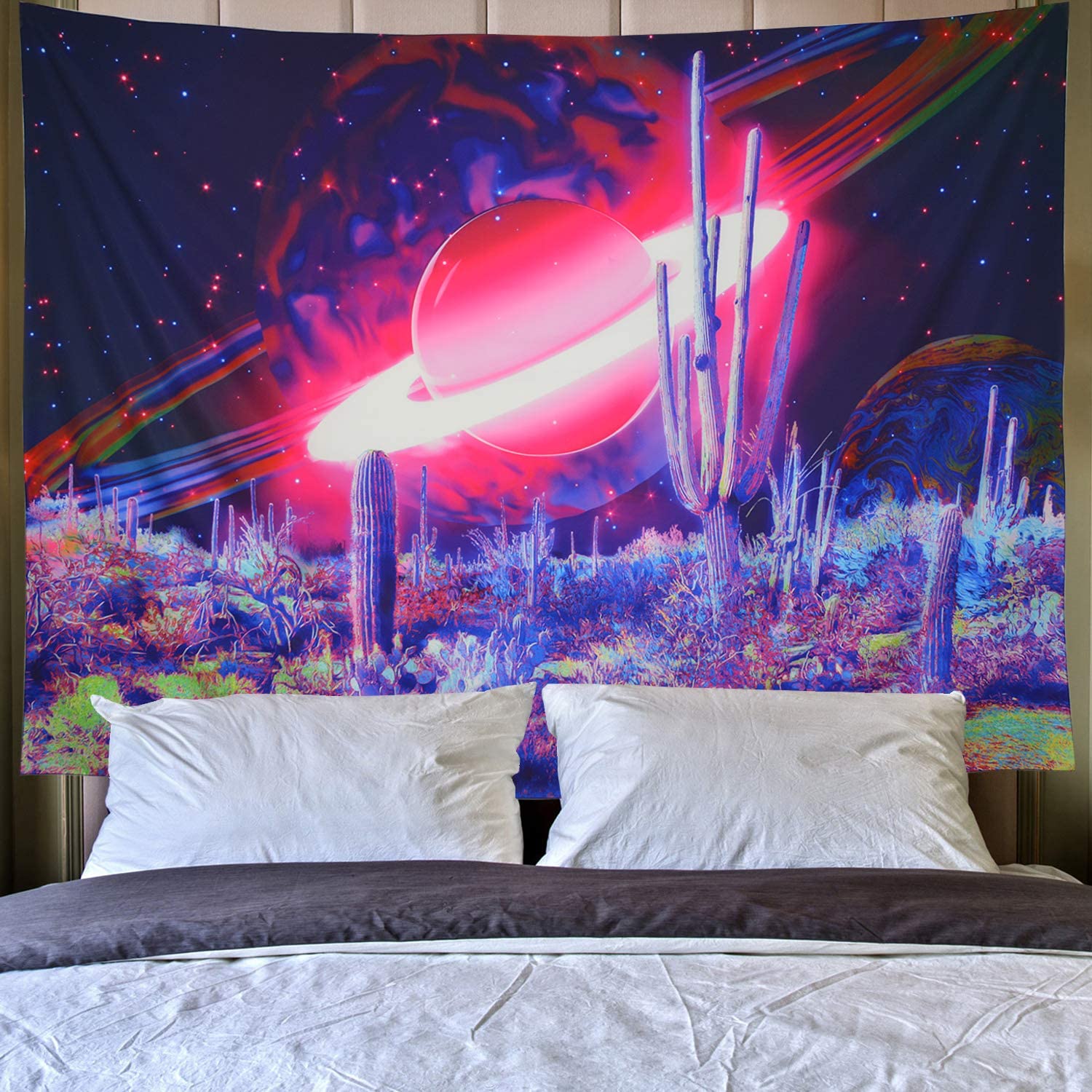 Future Hippie galaxie psych/éd/élique c/éleste /à suspendre murale /à suspendre /à la maison Queen Size Design Q3.