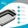 thumbnail image 2 of Recipiente plegable para preparar barbacoas BIRDROCK HOME con tabla de cortar, color negro, 2 of 7