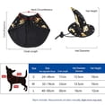 thumbnail image 3 of Gold Print Wizard Hat & Cape Pet Set, Comfortable Seasonal Outfit for Small Medium Large Dogs & Cats for Party Photo Dress-Up, 3 of 5