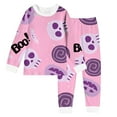 thumbnail image 1 of Ensemble de Pyjama d'Halloween pour Garçons à Manches Longues, Vêtement de Nuit avec Imprimé Bricolage, Tenue Confortable pour Enfants de 2 à 10 Ans, 1 of 2