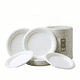 thumbnail image 1 of Platos Desechables Blancos 7/9 Pulgadas,100% Compostables | Hechos de Bagazo de Caña de Azúcar | Color Natural | Resistentes a Líquidos| Seguros | Ideales para Comidas al Aire Libre y Fiestas, 1 of 7