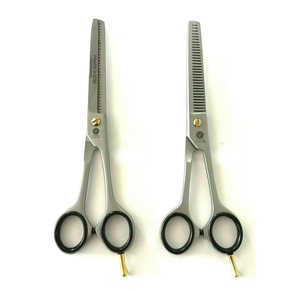 2pcs GERMAN Professional Double and Single Teeth Thinning Trimming Shears 6.5″