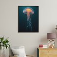 thumbnail image 4 of Paint by Numbers Kit for Adults, Glowing Ocean Jellyfish Serenity Paint by Numbers, Easy Paint by Numbers Kit for Adults Beginner, DIY Adult Paint by Number Kits on Canvas, 12x16in Home Decor, 4 of 7