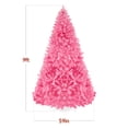 thumbnail image 2 of Best Choice Products Artificial Christmas Tree, 9ft Premium Unlit Pine Design, Dense Branches  w/Easy Assembly - Pink, 2 of 9