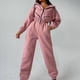 thumbnail image 5 of Conjunto de Mono de para Mujer, Sudadera con Capucha y Cintura Alta Rosa S, 5 of 7