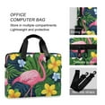 thumbnail image 4 of FORMRS 16" Laptop Sleeve Bag Carrying Case with Handle Travel Shoulder Briefcase, Pink Flamingo Pattern, 4 of 8