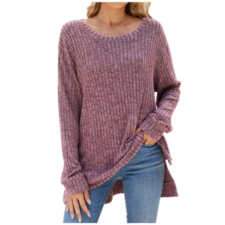 Vintage Print Sweatshirt Womens Tunic Hoodies Pullover Long Sleeve Pullover for Women Ribbed Tunic Pullover with Zipper