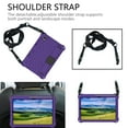 thumbnail image 4 of Dteck Case for Samsung Galaxy Tab S6 10.5" T860 T865 (2019 Released) 10.5-inch,Shockproof Rubber Kickstand Handle Silicone Protective Cover With Shoulder Strap,Purple, 4 of 6
