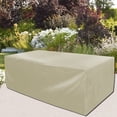 thumbnail image 4 of Funda para muebles de tela Oxford 210D, funda impermeable para exteriores, para jardín, para mesa de patio y silla, funda antipolvo, funda combinada para mesa y silla, 4 of 4