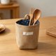 thumbnail image 4 of Cesta de Almacenamiento Colgante de Lino – Bolsa Organizadora Lavable para Montaje En Pared, Ideal para La Organización de La Cocina, El Baño y El Hogar, con Diseño de Doble Capa., 4 of 6