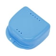 thumbnail image 1 of Unique Bargains 1 Pce Boîte de Rangement Réutilisable pour Appareils Dentaires Bleu, 1 of 5