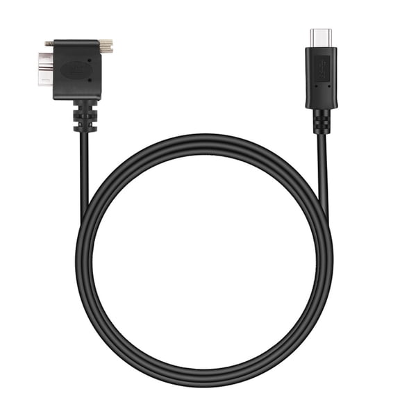 CY 5Gbps USB-C Type-C Host to Micro USB3.0 Screw Mount 90 Degree Right Angled for Industrial Camera Storage