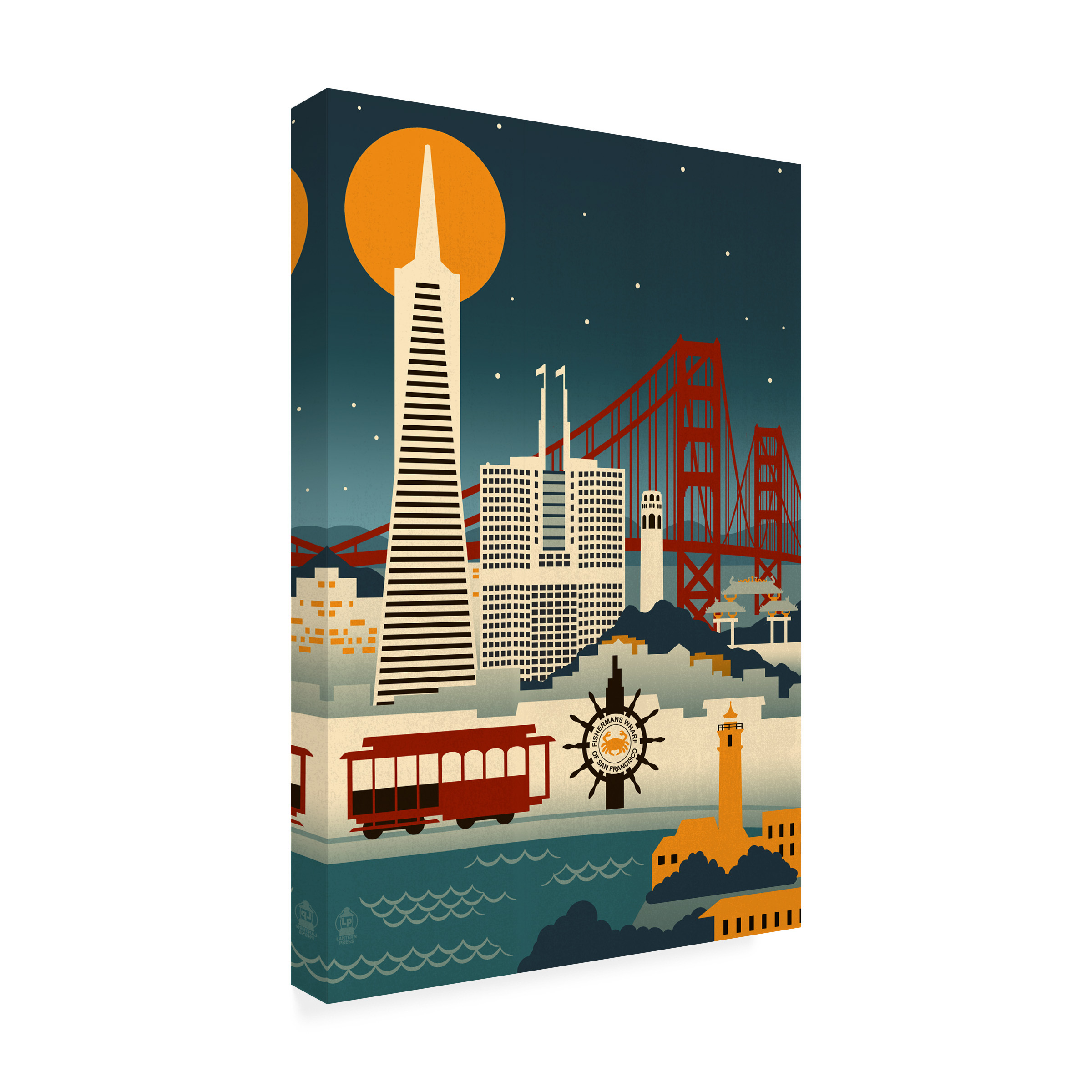 Lantern Press 'Travel 127' Canvas Art