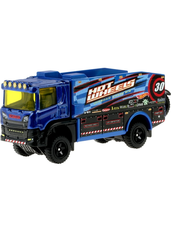 Hot Wheels Trackin' Trucks, 1:64 Scale Toy Truck, Vehicles Work on Hot Wheels Track