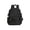 Black, variant on Solid Color Semi-Transparent See Through Mesh Backpack Stadium Approved Backpack for Travel Beach Outdoor Sports, Black