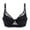 Black, variant on TAGOLD Womens Plus Size Bra,Summer Casual Bras for Womens,Woman's Embroidered Glossy Comfortable Breathable Bra Underwear With Rims