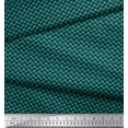 thumbnail image 3 of Soimoi Cotton Cambric Fabric Leaves & Stripe Printed Fabric 1 Yard 42 Inch Wide, 3 of 3