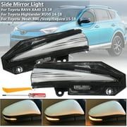 AE:32974633725  LED Dynamic Turn Signal Blinker Sequential Side Mirror Indicator Light For Toyota RAV4 XA40 13-18 Highlander XU50 Noah R80 Voxy
