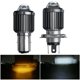 thumbnail image 2 of [Pelo Recto] Foco LED Para Faros Delanteros De Motocicleta H4 BA20D super Brillante dual-claw De Doble color De Haz Alto Y Bajo 3750 30W Luz Delantera Amplia Tensión Libre De Cableado Bombilla scooter huangjie unisex, 2 of 2