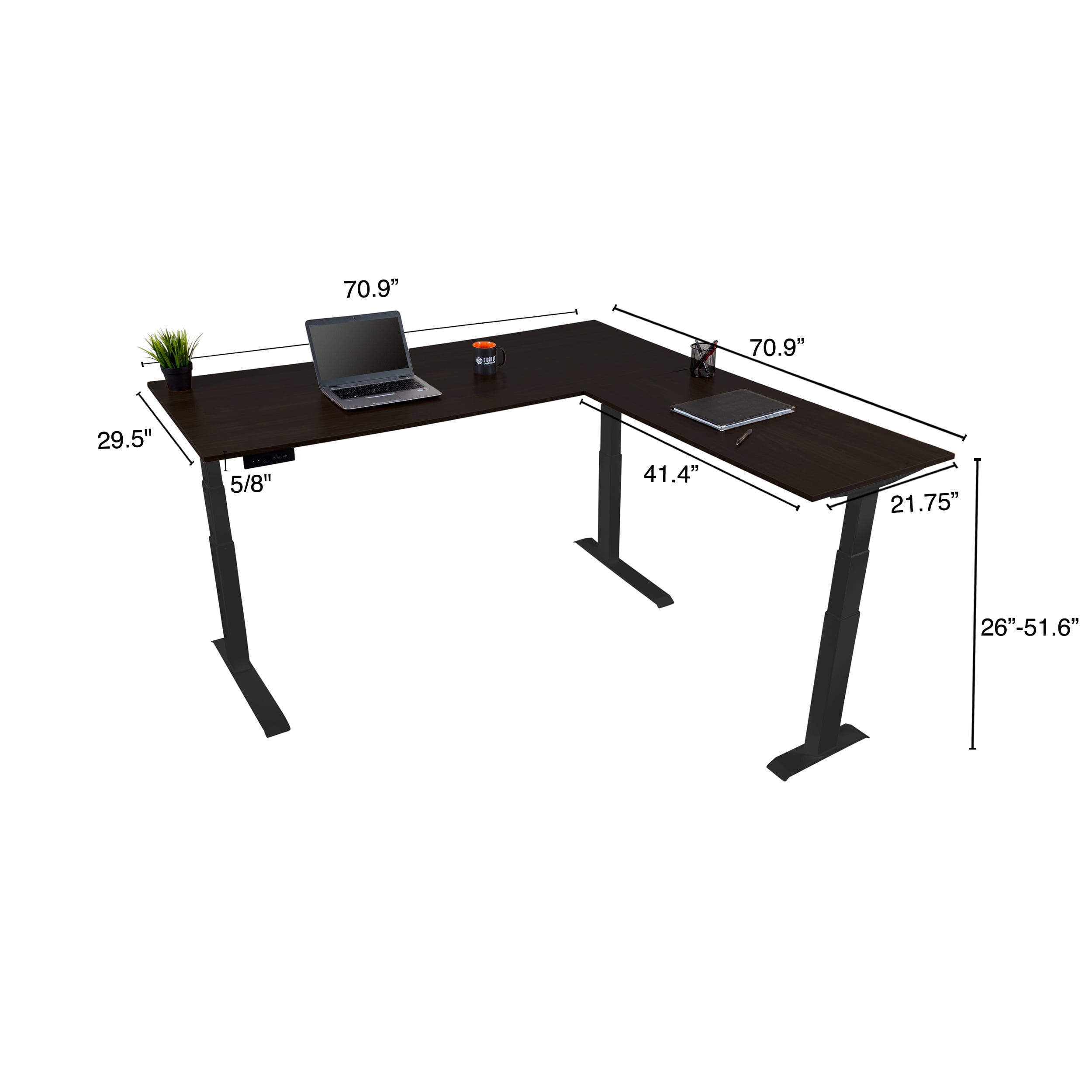 5 x 5 l shaped desk