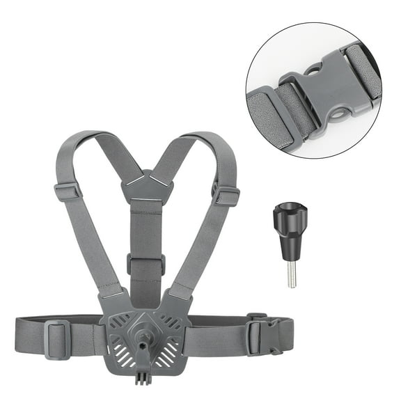 Chest Strap Camera Mounting Bracket for DJI Pocket 3/ for Insta360 One R/X/GO 3 Lightweight Camera Mount