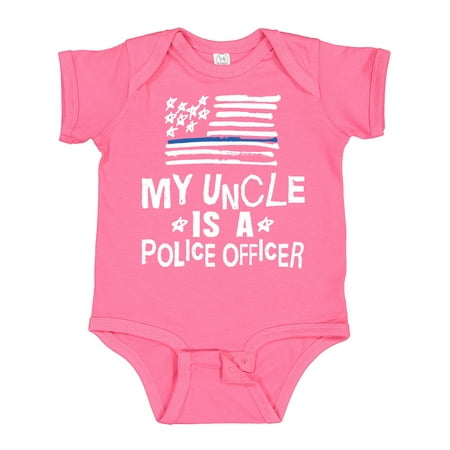 

Inktastic Police Officer Uncle Law Enforcement Gift Baby Boy or Baby Girl Bodysuit