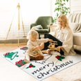 thumbnail image 5 of AISENIN Christmas Throw Blanket, Santa Merry Christmas Blanket for Couch, Sofa, Bed, 300GSM Soft Cozy Cute Funny Cartoon Blanket Gift for Christmas Decor, 5 of 5