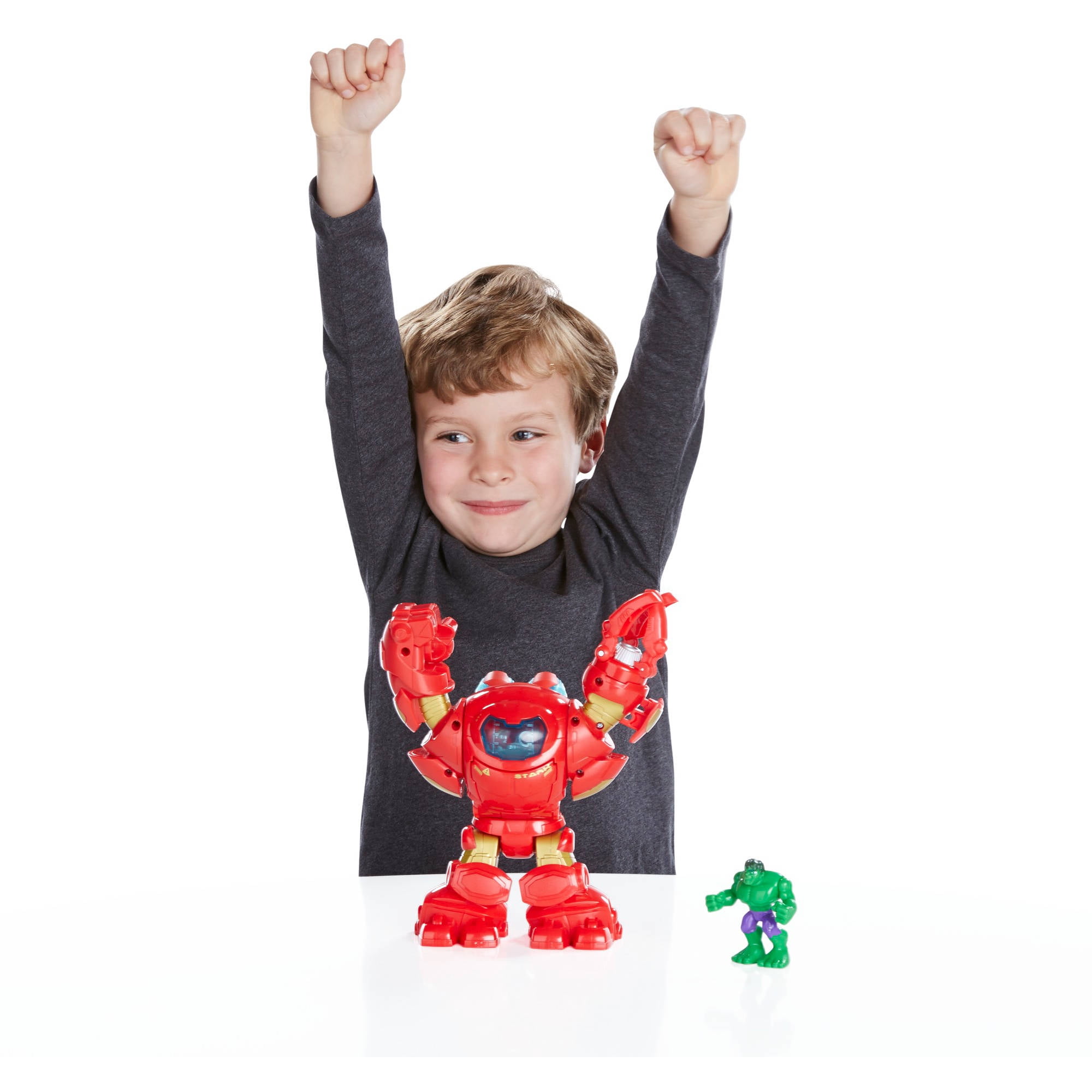 Playskool heroes marvel super hero adventures stark tech armor with tony stark figure cheap