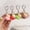 4pcs, variant on Cartoon Mushroom Fidget Keychain - 1.6 Inch Push Click Stress Relief Toy, Cute Button Presser for Anxiety, Portable Sensory Toy