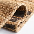 thumbnail image 5 of SAFAVIEH Natural Fiber Seanna Striped Area Rug, Natural/Brown, 4' x 6', 5 of 8