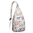 thumbnail image 1 of Vintage Rose Shoulder Backpack - Romantic Peony Bloom Print Crossbody Bag, Fashionable Lightweight for Daily Commute, 1 of 4