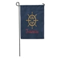 thumbnail image 1 of LADDKE Blue Fisherman Restaurant Seafood Symbol Fish Nautical Hand Wheel Emblem Garden Flag Decorative Flag House Banner 12x18 inch, 1 of 2