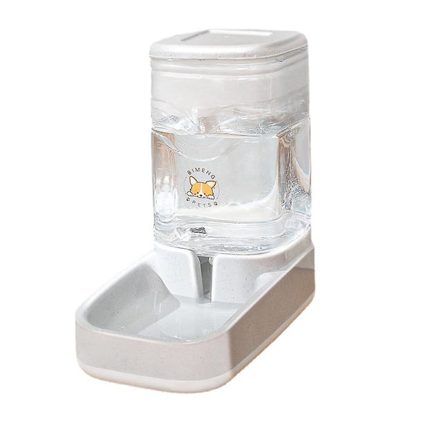 Dispensador automático de agua y comida por gravedad para perros y gatos, con cuenco para comida para mascotas