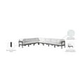 thumbnail image 2 of Meridian Furniture Nizuc White Outdoor Patio Modular Sectional, 2 of 8