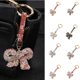 thumbnail image 4 of Rhinestone Bling Cute Llavero Llavero Teléfono Móvil De Bolsillo Bowknot Salvador llavero, 4 of 9