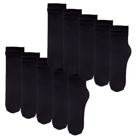 TELOLY Womens Trouser Socks 5 Pairs Women'S Summer Thin Socks Women'S Socks Cool Mid Tube Stockings Velvet Breathable Pile Socks White Crew Socks Black