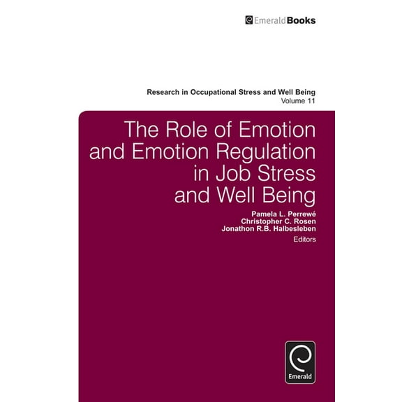 Research in Occupational Stress and Well The Role of Emotion and Emotion Regulation in Job Stress and Well Being, Book 11, (Hardcover)