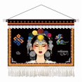 thumbnail image 1 of Tapiz de pared de microtela de estilo nacional tibetano, 65 x 45 cm, 1 of 2