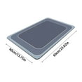 thumbnail image 3 of Ohufall 16Inx24In Bathroom Rugs Non Slip Washable Rugs Crystal Velvet Super Absorbent Quick Dry Rubber Backing Bath Rug For Bathtub Shower Room Front, 3 of 4
