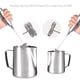 thumbnail image 4 of Stainless Steel Milk Frother | Double Layer Egg Beater Handheld Electric Whisk | Battery Operated 19000 RPM | 3-in-1 Foam Maker for Coffee Lattes Hot Chocolate | 250mm x 32mm | Includes Attachments, 4 of 8