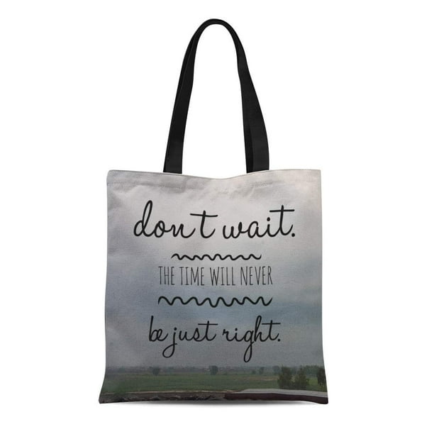 HATIART Canvas Tote Bag Best Inspirational and Motivational Sayings