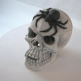 thumbnail image 5 of Durable Demon Skull Decoration for Fireplaces and Fire Pits, High-Temperature Resistant, Elegant Black & White Design, 5 of 9