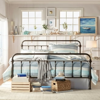 Weston Home Nottingham Vintage Spindle Metal Queen Bed Frame