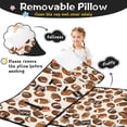 thumbnail image 3 of Beige Footballs and Numbers Pattern Toddler Nap Mats for Kids Preschool,Sleeping Mat Bag or Kids,Toddler Sleeping Bag,Toddler Nap Mat or Daycare, 3 of 6