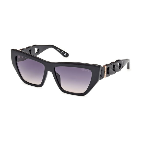 Guess sunglasses GU00111 WOMAN 56/14/130 01B shiny black