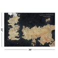 thumbnail image 2 of Game Of Thrones - TV Show Poster (Map Of The Kingdoms) (Size: 36" x 24") (Poster & Poster Strip Set), 2 of 7