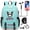 Color4, variant on Teen Kuro_mi Laptop Backpack with USB Charging Port-Waterproof Travel Knapsack Large Canvas Schoolbag for Student