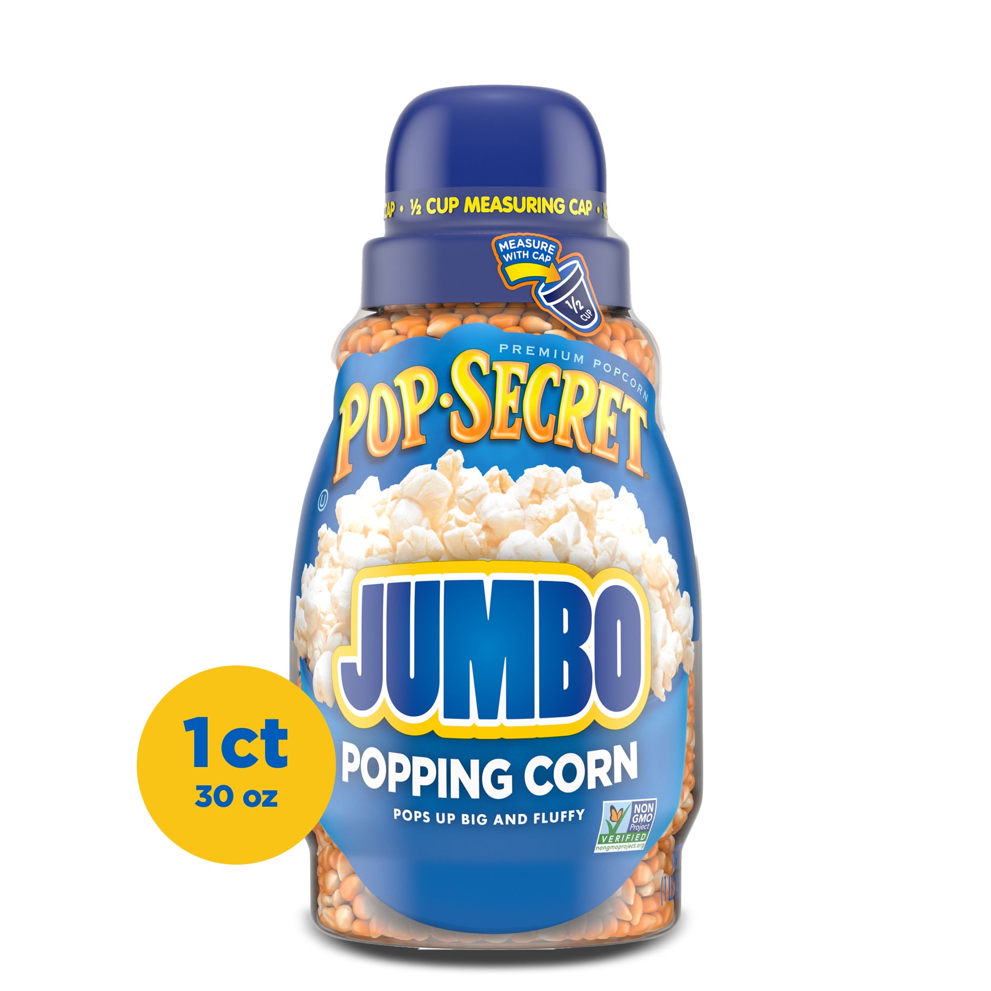 Pop Secret Jumbo Popcorn Kernels, 30 oz Jar